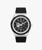 Taimaegseu X Nasa Q Timex Vintage Black Leather Watch 40Mm