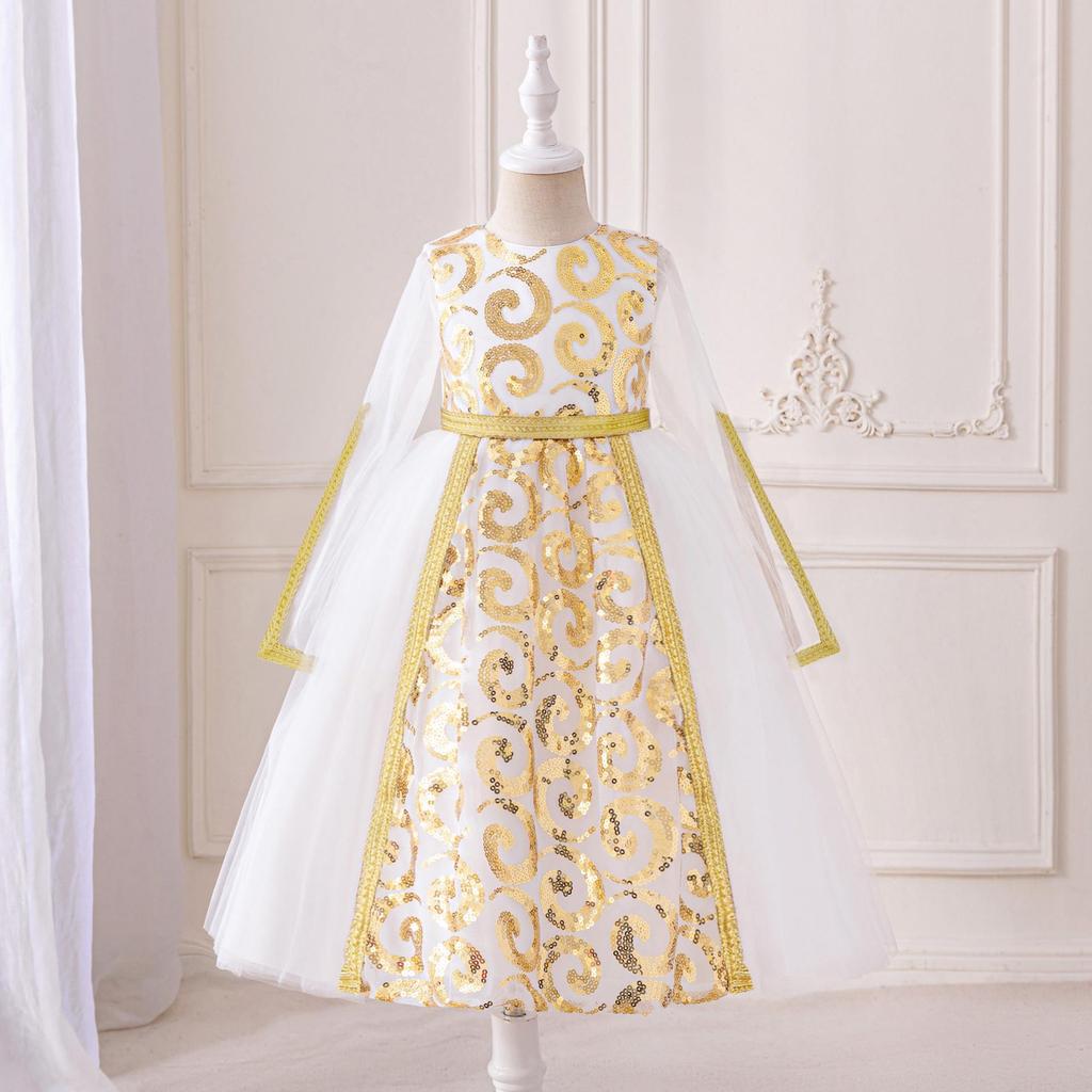 Φόρεμα Πριγκίπισσας με Μοτίβο Μέσης Ανατολής για Κορίτσια