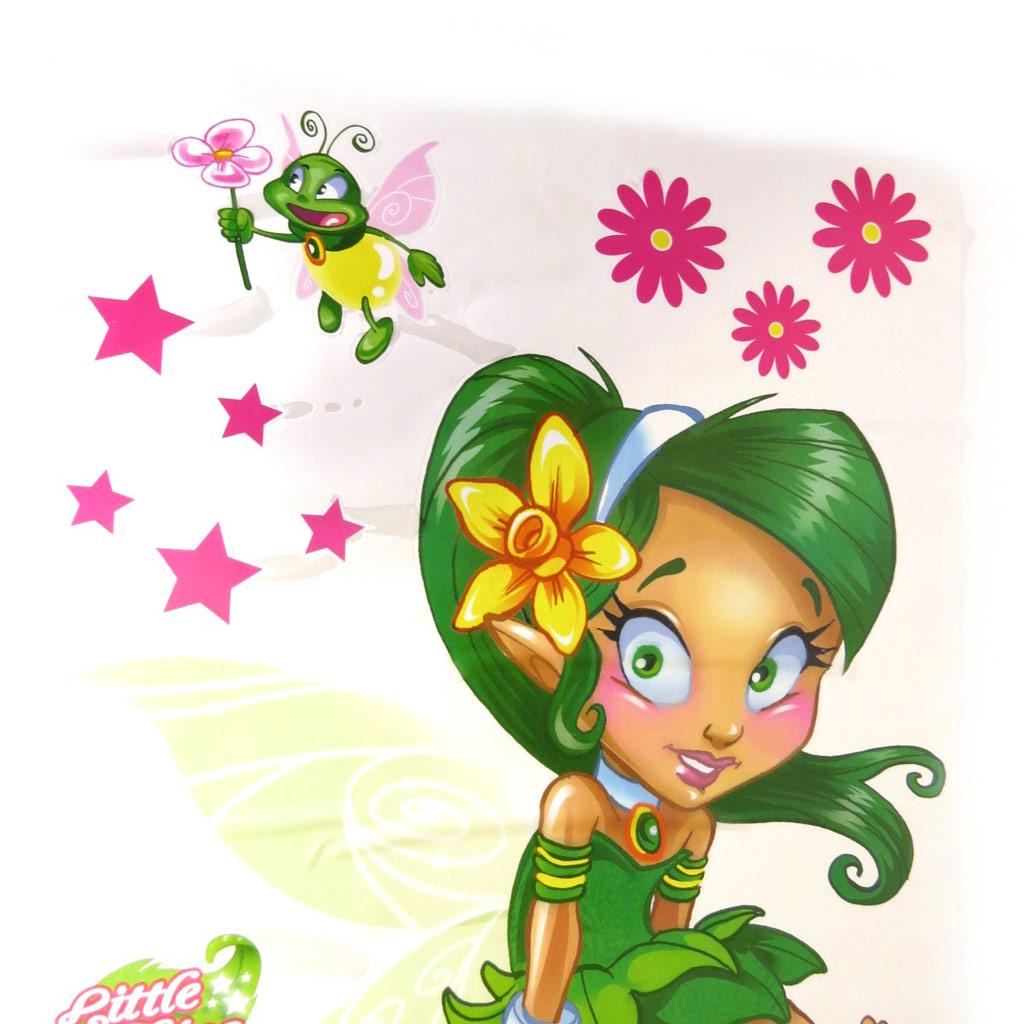 Les Trésors De Lily [L2475] - Planche de stickers 'Fairy Dreams' vert (50x70 cm)