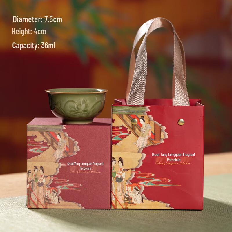 

Longquan Celadon Ceramic Master Tea Cup