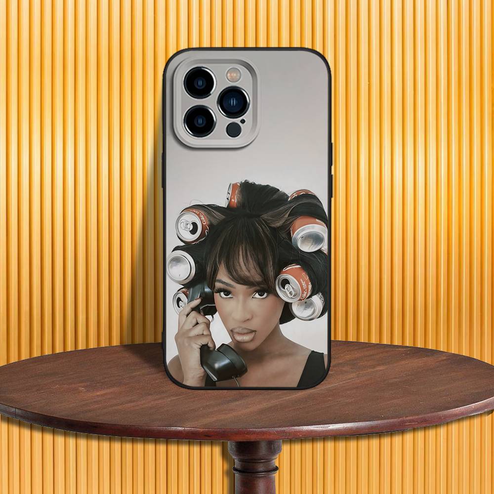B-Beyonce Phone Case For iPhone 16,15,14,13,12,11,Pro,Max,Plus,X,XS,SE4,E,Mini,Soft Black Case