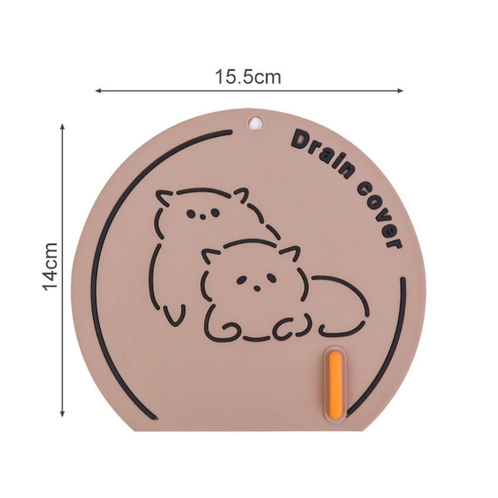 Anti Odor Sewer Floor Drain Cover Silicone Kitchen Drain Covers Reusable Deodorant Cover  Kitchen