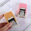 To Ink DIY Stamp Self-Inking Handle Account Stamp Date Stamps Date Wheel Stamp Automatic Ink Return