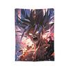 DBZ Goku Pattern Blanket Anime Characters Plush Funny Warm Throw Blanket for Coverlet Spring/Autumn,