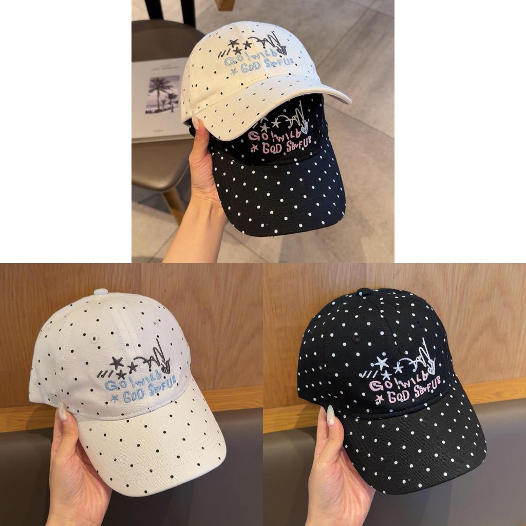 Cotton Embroidered Baseball Cap For Women And Men With Sun Protection For Summer Casual Wear
