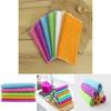 Fiber Double Layer Dish Towel With Oil Resistant Absorbent Non Shedding For Kitchen Cleaning