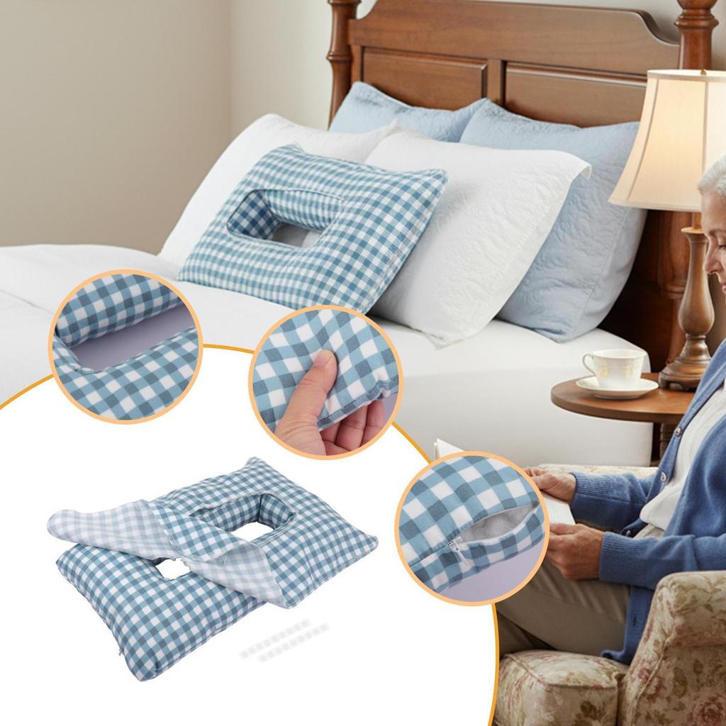 Ear Piercing Pillow Portable Breathable Washable Neck Support for wearing Headphones