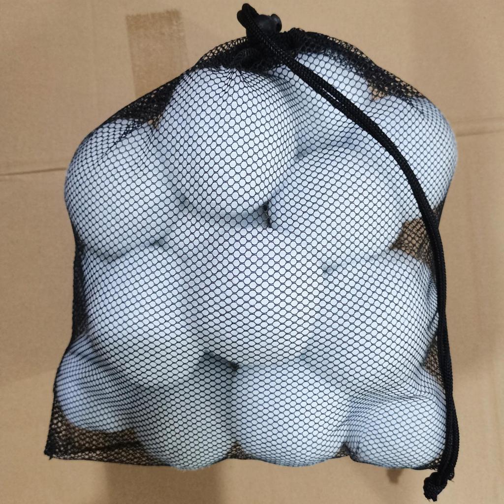 Fake Snowballs Artificial Snowballs Mesh Bag Storage for Kids Ornaments White Snow Fight Balls 7 Cm for Supplies