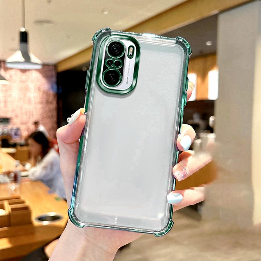 Schokbestendige Lenzenhoes Voor Xiaomi Poco X3 Nfc M6 M4 M3 Pro 5G C85 C65 C75 F3 F5 F6 X6 F7 Ultra M5S X5 X7 F4 Gegalvaniseerde Siliconen Cover