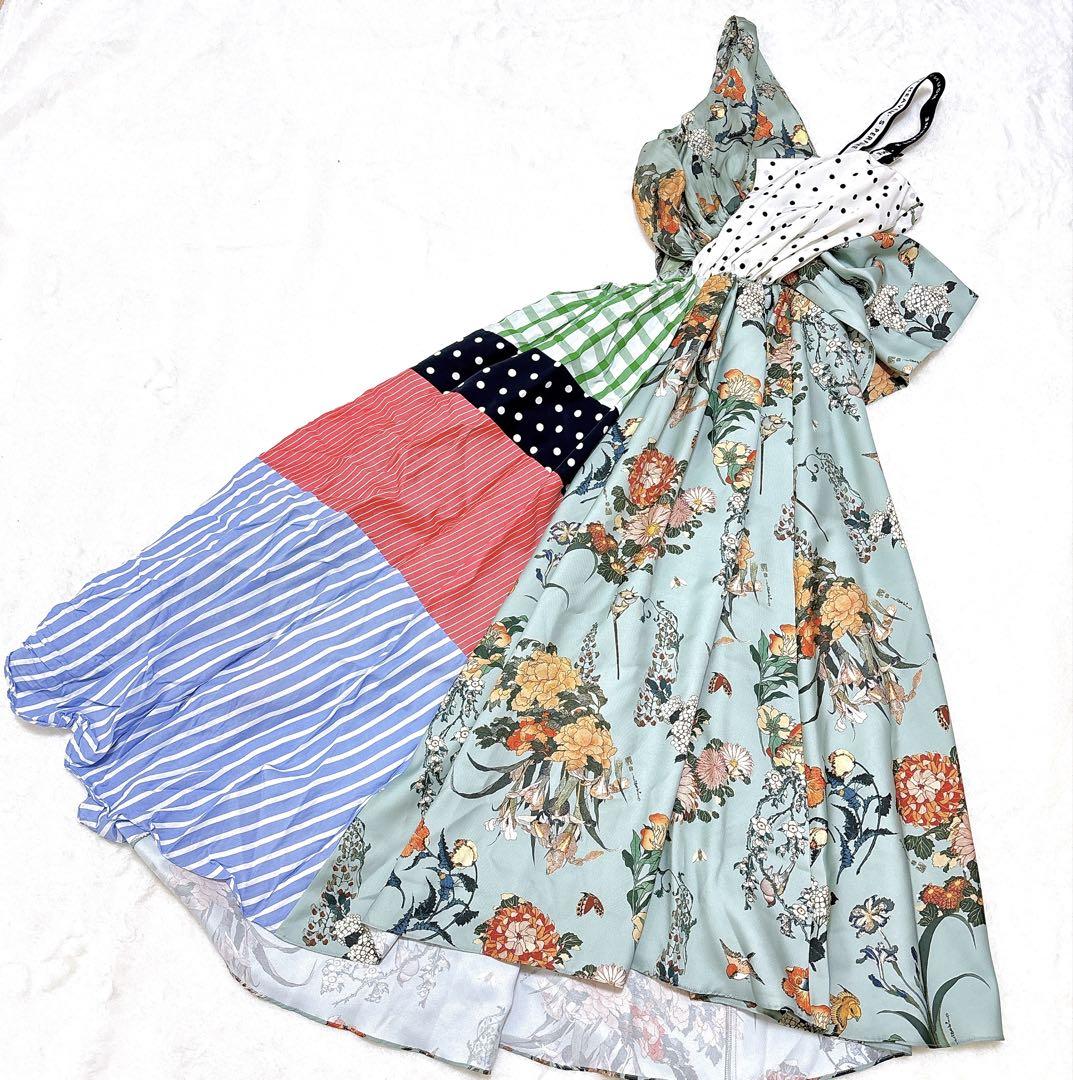 

[USED] UNITED TOKYO Hokusai Print Dress A-line Flare