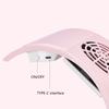 Quiet Manicure Dust Absorber Powerful Motor Compact Desktop Vacuums Pink Aesthetic Design For Professional Home Nail Art