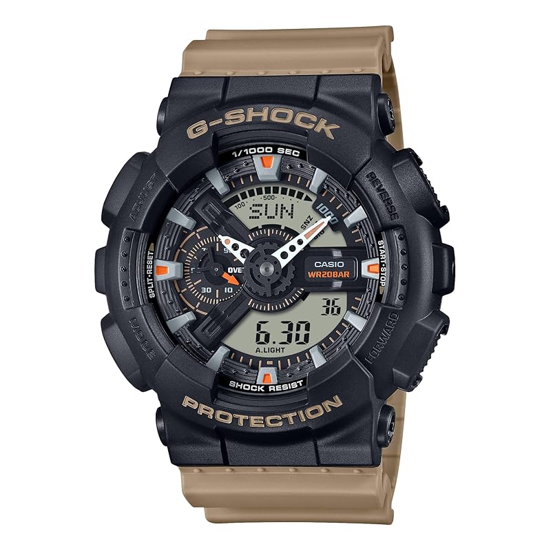 

[Casio] watch G-Shock []Two tone utility colors series GA-110TU-1A5JF men s khaki