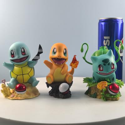 10cm/3.93in Animation Pokemon Figure Bulbasaur Charmander Action Figures 10cm POLYVINYL CHLORIDE Action Figures Collector Miniature Playthings