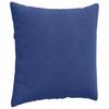 Sofa Cushions 2 Pieces Police Blue 60 X 60 Cm Cord Fabric
