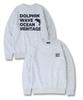 DOLPHIN WAVE APPAREL Dolphin Ocean Heritage Sweatshirt Cool Grey