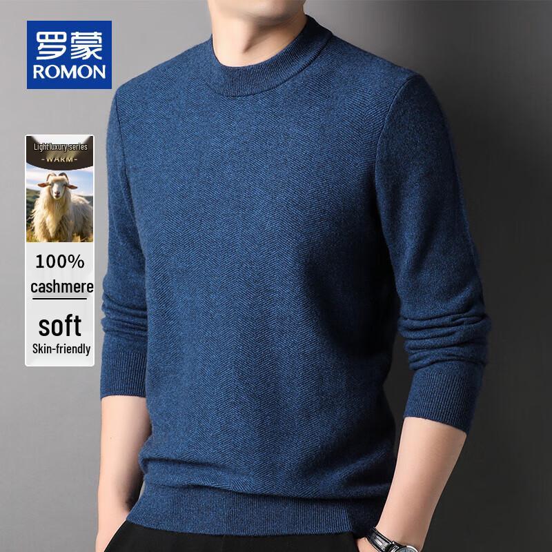 

ROMON Men s 100% Cashmere Half-Turtleneck Sweater M