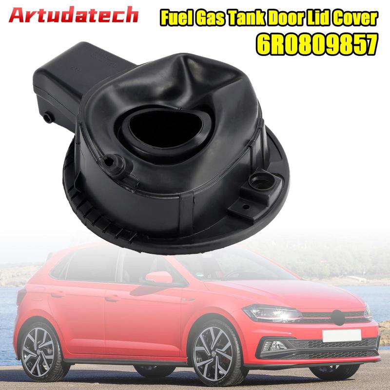 Artudatech Gas Fuel Tank Lid Door Lid Flap Cover Cap 6R0809857 For VW Polo 2011- Car Accessories