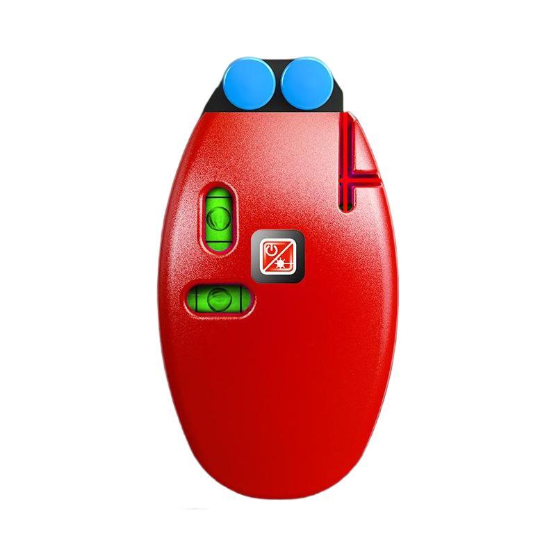 Mouse Shape Laser Level 90 Degree Right Angle Laser Line Level Strong Magnetic Base For Wall Hanging Construction Layout