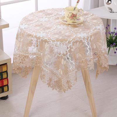 Simple Household Home Wedding Hotel Decor Lace Table Cloth Anti -Scald Dust -Free Table Cloth Dinning Tea Coffee Table Towel Cover