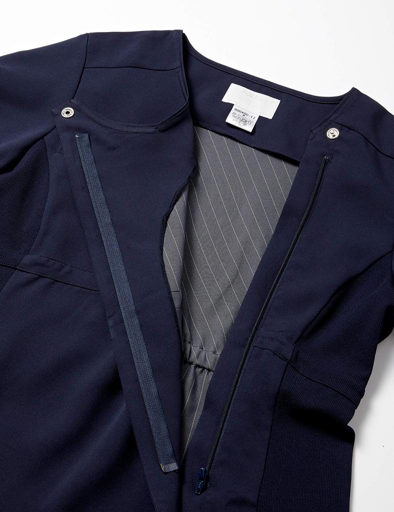 Maternity Scrub White Coat Pregnant Women Medical 8004SC Maternity Dark Navy Japan L to Japanese Size [Fork] Women's (Equivalent L)