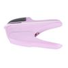 ABS No Staple Stapling Machine Book Paper StaplE Free Stapler Binding Hand Tool(Purple)