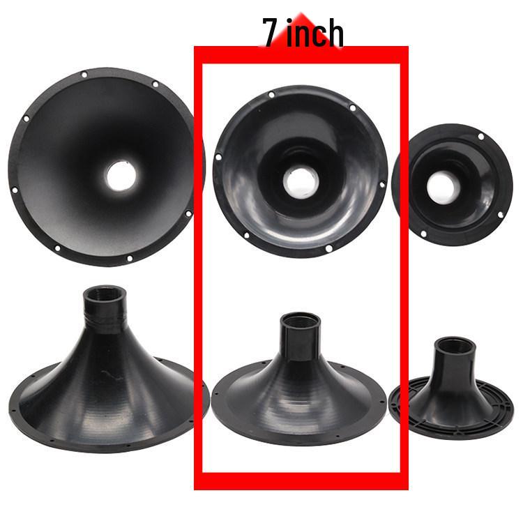 Speaker Tweeter Horn Driver: 4-14 inch, Flat/Screw Mouth, Plastic Horn