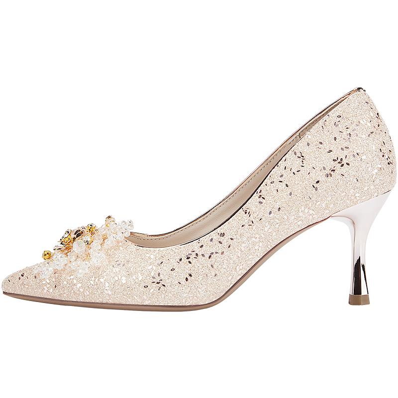 Daphne Women s French Style Pointed Toe High Heels 39