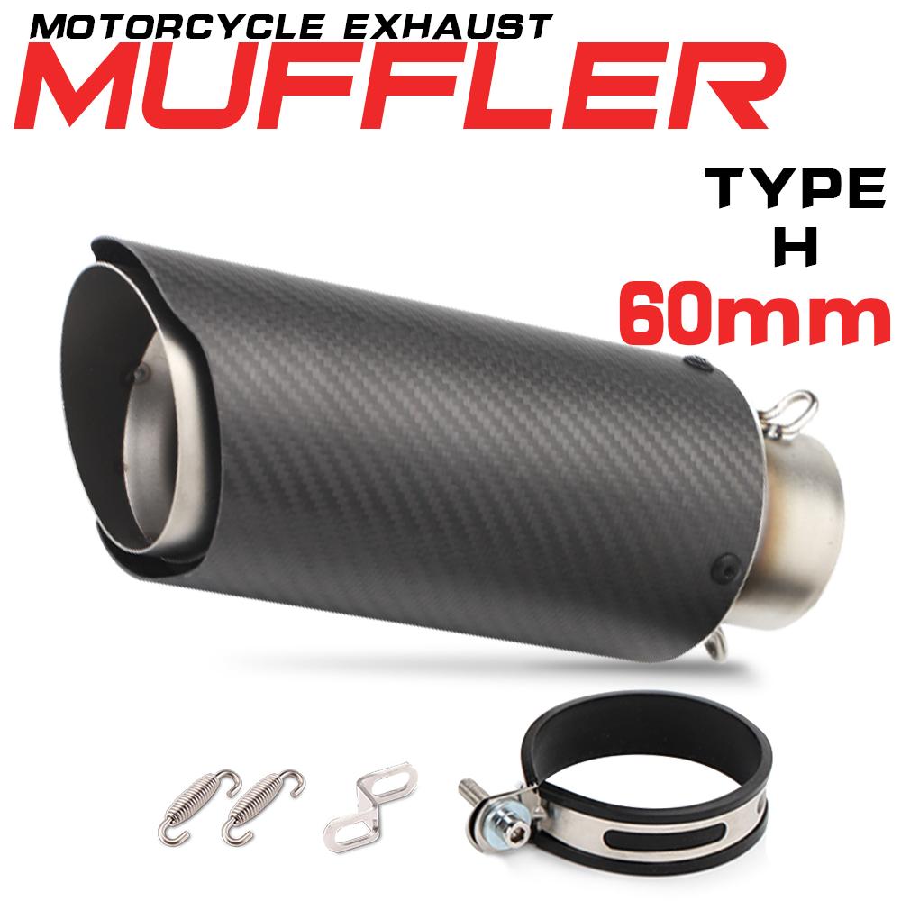 Universeller 51MM Motorrad Auspuff Doppelschicht Schalldämpfer Für R15 MT03 CBR650R ZX10R Z250 GSXS125 RSV4 S1000RR R1M TMAX560 ADV750