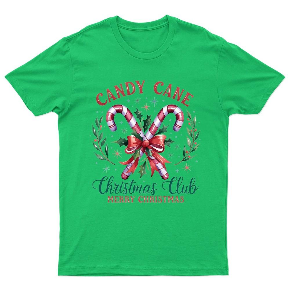 

Candy Cane Christmas Club TShirt Unisex Gift Retro Funny Womens Vintage Mens a Unisex T-Shirt XXL