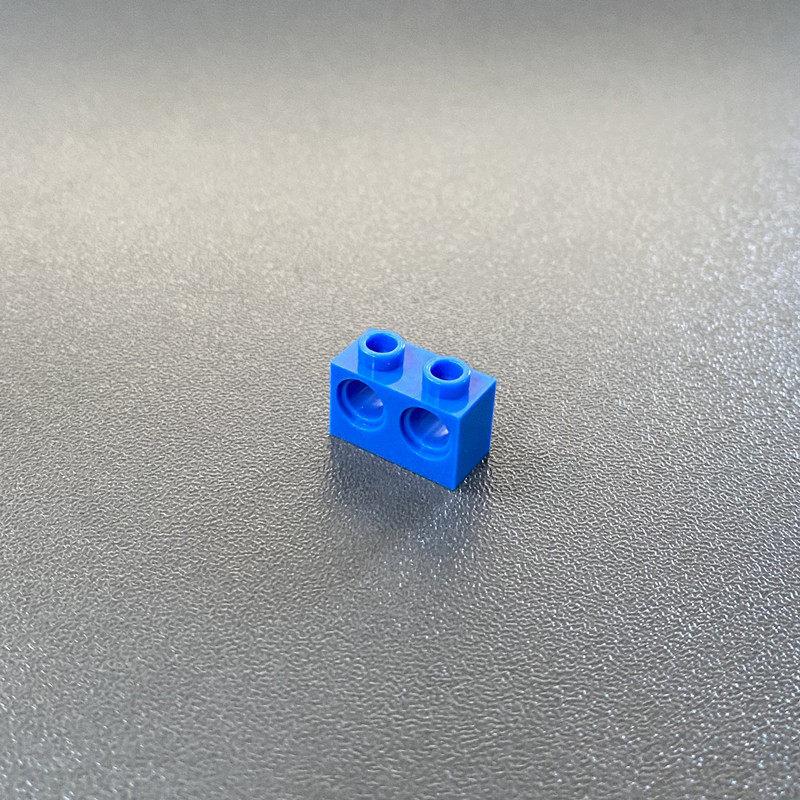 Technology Small Particle Building Block Spare Parts 32000 Compatible Building Block 3200026 Black 1X2 Brick With Two Holes