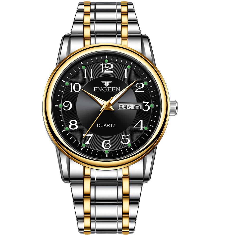 Men's Waterproof Luminous Running Alarm Clock Watch