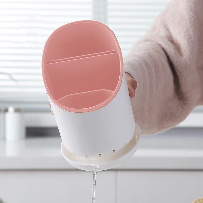 Küchenutensilien-Organizer für die Arbeitsplatte mit Abtropfschale