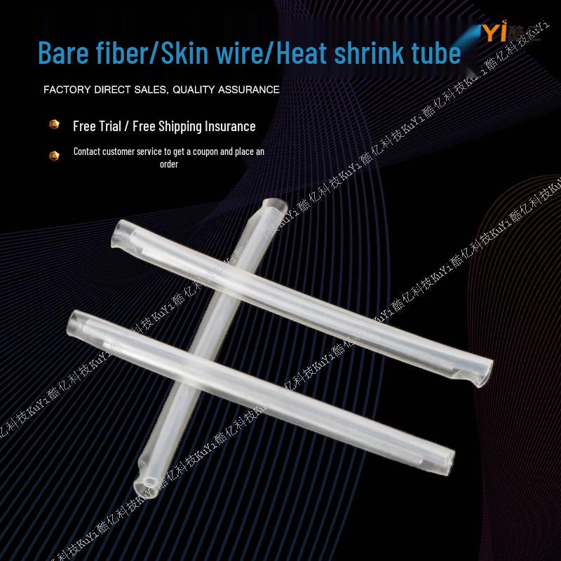Waterproof Fiber Optic Heat Shrink Sleeve - 40mm/60mm with Stainless Steel Needle, Single & Double Core Pigtail, Insulated.