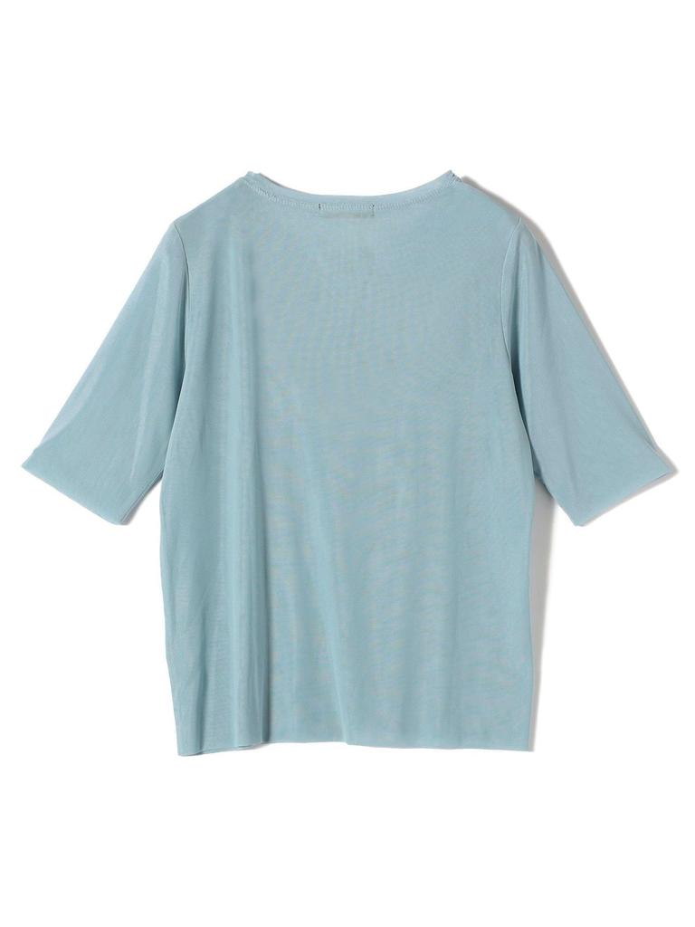 Ships Colors Hand Washable Tulle Short Sleeve Top, 222320072, Light Blue, One Size