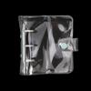 Creative Cute Transparent Mini Loose-leaf Hand Book Student Portable Notebook Ring Binder School Supplies