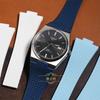 CTS Fluororubber dirželis Tissot PRX serijos Super Player laikrodžiams 35mm 40mm Greito atsegimo spyruoklinė sagtelė FKM laikrodžio dirželis 11mm 12mm