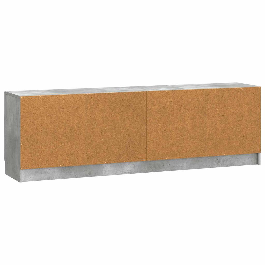 TV Cabinet Concrete Grey 150 x 31 x 47 cm Particleboard
