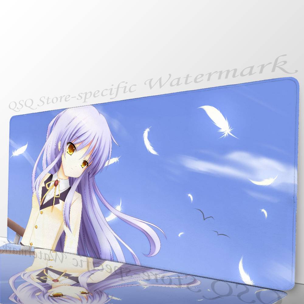 Tachibana Kanade Anime A-Angel Beats Mousepad Mouse Mat Desk Mat With Pad Gaming Accessories Prime Gaming XXL Keyboard Pad Pad