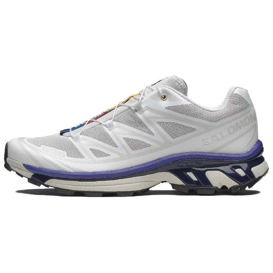 Salomon Xt-6 Soft Comfortable Lightweight Low-Top Casual Trail Running Shoes Unisex sneaker White 478203