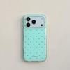 Korean Style Polka Dot Phone Case for iPhone 13-17 Pro Max (Women's)
