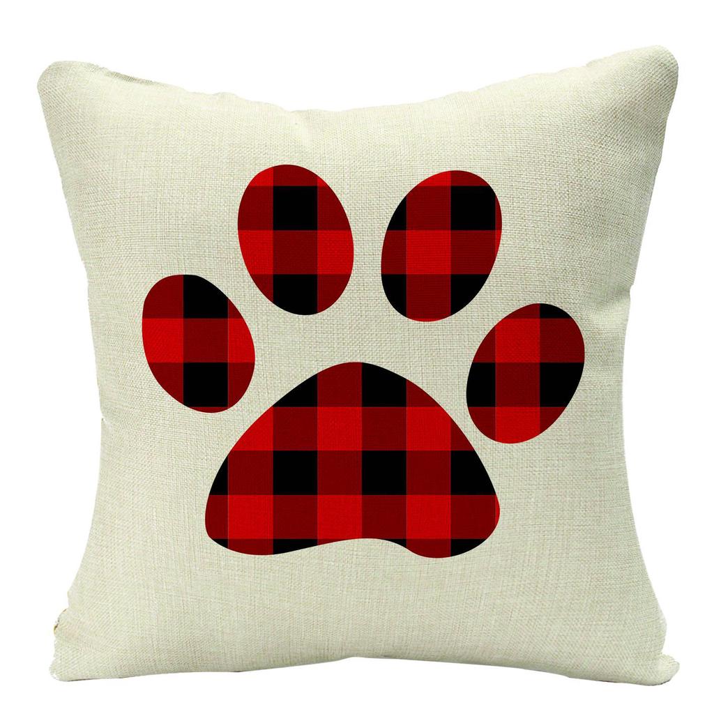 New Christmas Pillow, Linen Waist Pillow Case, Festive Home Sofa Decoration Pillow Cushion Cover