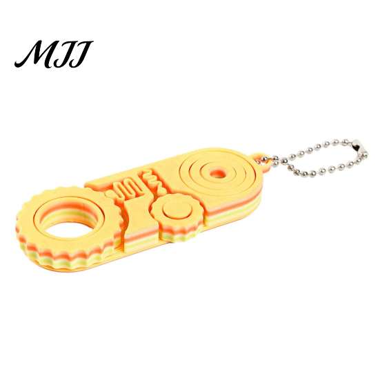 Sensory Toys for Special Needs 3D Printed Fidget Toys, Stress Relief Gadgets Office and Classroom, Relieving Home Compact 3-in-1 Handheld Spinner Kids