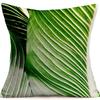 Popular Green Plant Linen Pillowcase Modern Simple Home Sofa Living Room Pillow Cushion