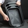 Large Capacity Grilling Pan Non-Stick Grilled Fish Plate Practical Grilled Fish Tray  Outdoor