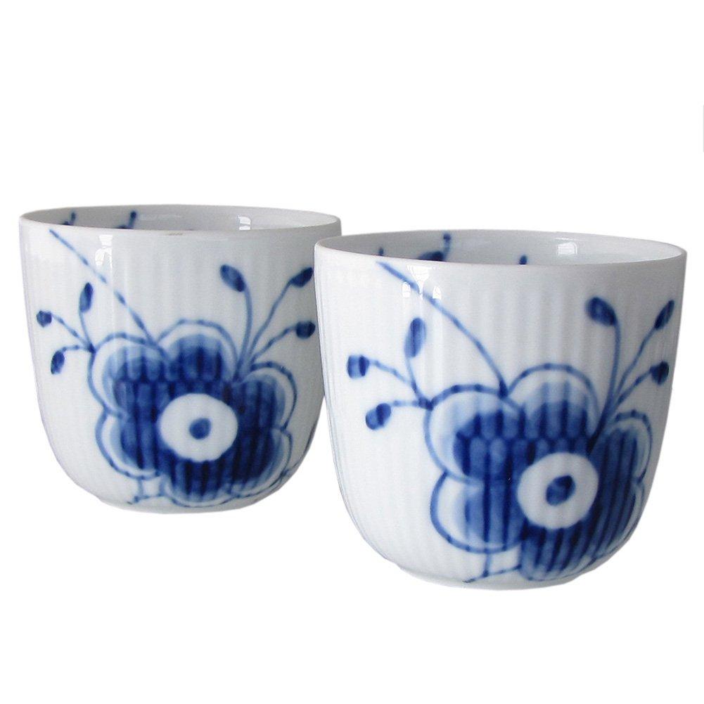 

Royal Copenhagen Blue Fluted Mega Blue Votives Candle Holder Pair (2381149) [Parallel Import]