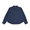Shirts Men's Navy Blue Lapel Moderate MCJ562-695