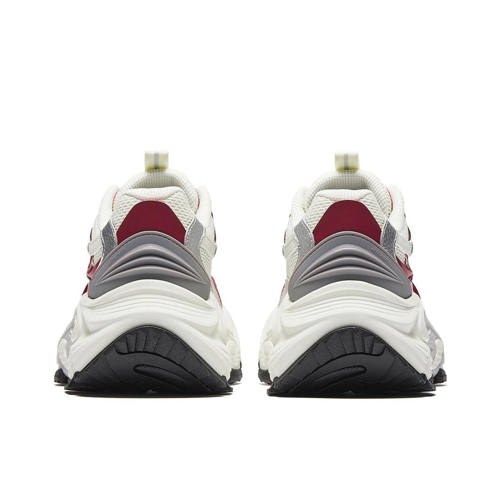 Anta Scarpe da Corsa Retro Bianco Rosso Argento Uomo 912548891-4