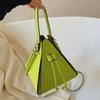 Stylish PU Triangle Shoulder Bag for Women Versatile and Durable Crossbody Bags Handbag