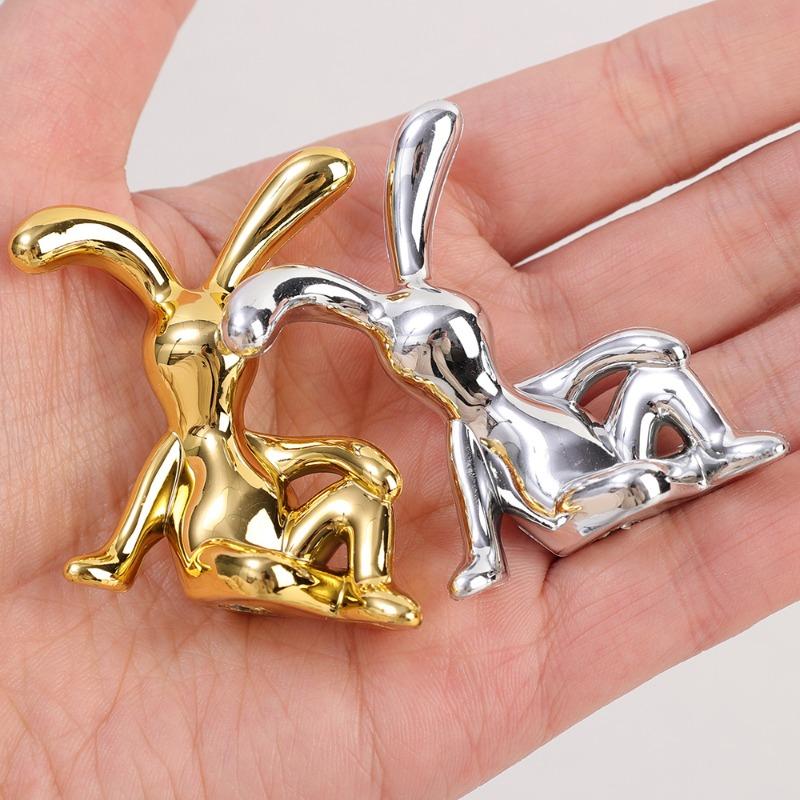 Car Interior Cartoon Animal Ornaments Soft Decorations Table Doll Rabbit Sitting Ornaments Simple Decoration Office Supplies