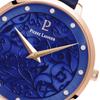 Pierre Lannier Watch Eolia Collection Leather Strap P039L966 Navy Women's [Official Import]